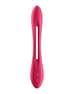 Satisfyer - Multifunctionale Buigbare Vibrator Elastic Game - Rood -Cock & Ball Toys Satisfyer Multifunctionale Buigbare Vibrator ELASTIC GAME rood 3