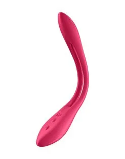 Satisfyer - Multifunctionale Buigbare Vibrator Elastic Game - Rood -Cock & Ball Toys Satisfyer Multifunctionale Buigbare Vibrator ELASTIC GAME rood 8