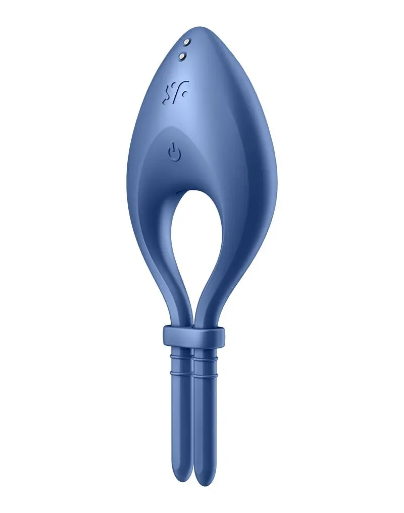 Satisfyer - Vibrerende Cockring BullS Eye Met App Control - Blauw 3 Satisfyer - Vibrerende Cockring BullS Eye Met App Control - Blauw