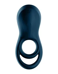 Satisfyer - Vibrerende Cockring Met Partner Stimulator - Koppel Vibrator Epic Duo - Blauw -Cock & Ball Toys Satisfyer Vibrerende Cockring met Partner Stimulator Koppel Vibrator EPIC DUO blauw 3