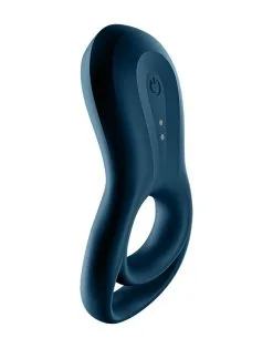 Satisfyer - Vibrerende Cockring Met Partner Stimulator - Koppel Vibrator Epic Duo - Blauw -Cock & Ball Toys Satisfyer Vibrerende Cockring met Partner Stimulator Koppel Vibrator EPIC DUO blauw 5
