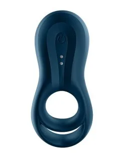 Satisfyer - Vibrerende Cockring Met Partner Stimulator - Koppel Vibrator Epic Duo - Blauw -Cock & Ball Toys Satisfyer Vibrerende Cockring met Partner Stimulator Koppel Vibrator EPIC DUO blauw 6