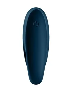 Satisfyer - Vibrerende Cockring Met Partner Stimulator - Koppel Vibrator Incredible Duo - Blauw -Cock & Ball Toys Satisfyer Vibrerende Cockring met Partner Stimulator Koppel Vibrator INCREDIBLE DUO blauw 4