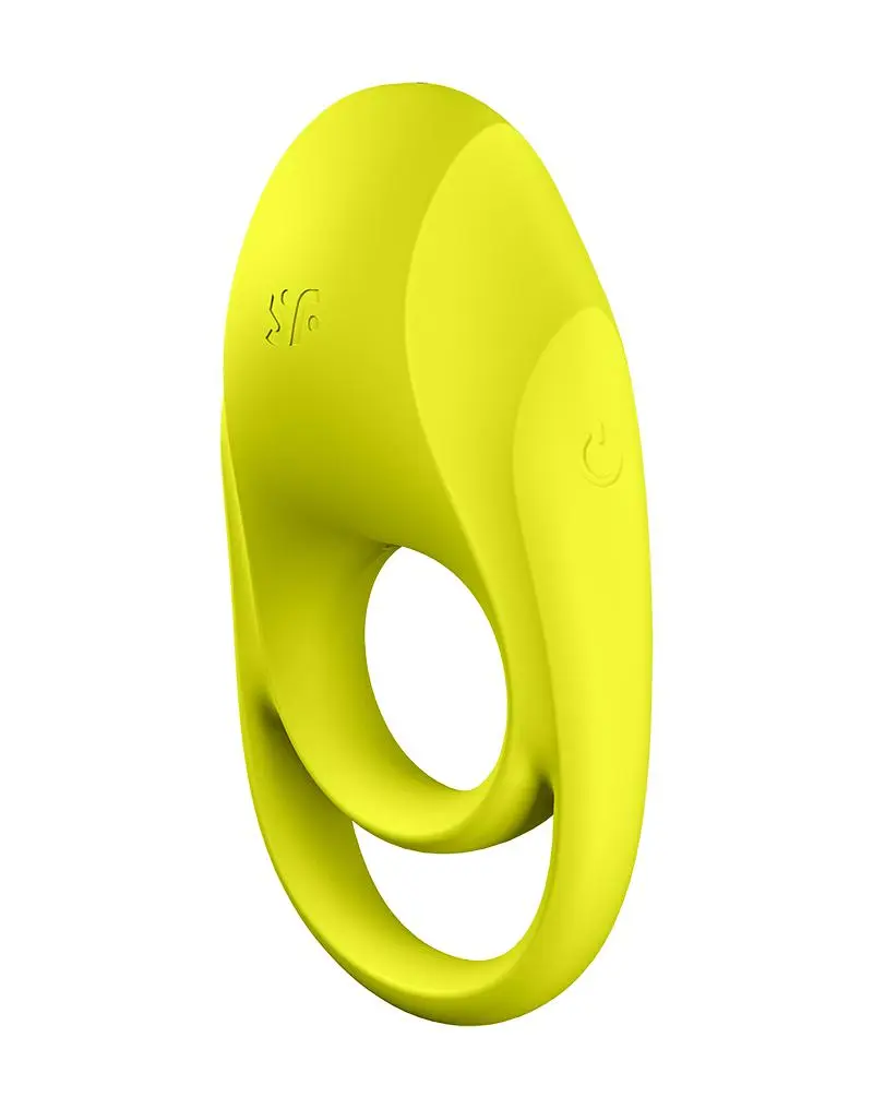 Satisfyer - Vibrerende Cockring Met Partner Stimulator - Koppel Vibrator Spectacular Duo - Geel 3 Satisfyer - Vibrerende Cockring Met Partner Stimulator - Koppel Vibrator Spectacular Duo - Geel