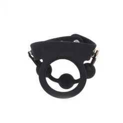 Kiotos Siliconen Ball Stretcher Met 3 Kogelgewichten - Zwart