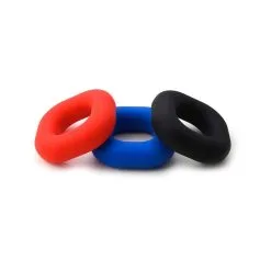 Sport Fucker - Liquid Siliconen Big Boner Elastische Cockring - Rood -Cock & Ball Toys Sport Fucker Liquid Siliconen Big Boner Elastische Cockring rood 5