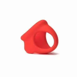 Sport Fucker - Liquid Siliconen Cock Chute Rekbare Ballstretcher - Rood -Cock & Ball Toys Sport Fucker Liquid Siliconen Cock Chute Rekbare Ballstretcher rood 3