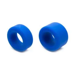 Sport Fucker - Nut Job Set Van 2 Rekbare Cockringen/ball Stretchers - Blauw