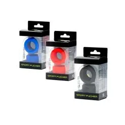 Sport Fucker - Nut Job Set Van 2 Rekbare Cockringen/ball Stretchers - Zwart -Cock & Ball Toys Sport Fucker Nut Job set van 2 rekbare cockringenball stretchers zwart 3