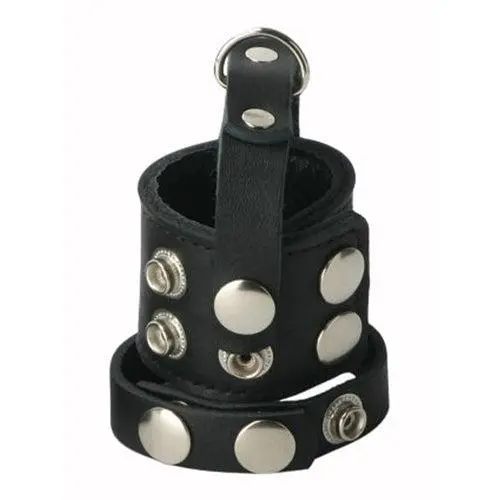 EDC Strakke Leren Penisriem En Bal Uitrekker 3 EDC Strakke Leren Penisriem En Bal Uitrekker