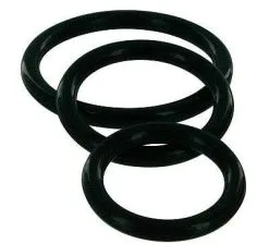 Trinity Vibes Trinity Siliconen Cock Ringen Set - Zwart