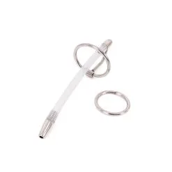 Kiotos Steel Urethral Catheter Plug - Dilator Met Eikelring -Cock & Ball Toys Urethral Catheter Plug dilator met eikelring 3