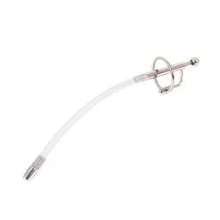 Kiotos Steel Urethral Catheter Plug - Dilator Met Eikelring -Cock & Ball Toys Urethral Catheter Plug dilator met eikelring 4