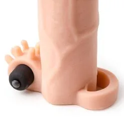 Virgite - Realistische Vibrerende Penis Sleeve - 21 Cm -Cock & Ball Toys Virgite Realistische Vibrerende Penis Sleeve 21 cm 3