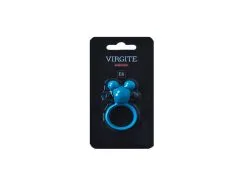 Virgite - Vibrerende Cockring Waterdicht Met Clitoris Stimulator - Blauw -Cock & Ball Toys Virgite Vibrerende Cockring Waterdicht Met clitoris stimulator Blauw 5