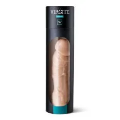 Virgite - Vibrerende Penis Sleeve Die Echt Aanvoelt 21 Cm - Lichte Huidskleur -Cock & Ball Toys Virgite Vibrerende penis sleeve die echt aanvoelt 21 cm Lichte Huidskleur 3