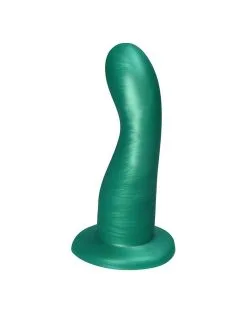 Ylva & Dite - Dildo Leda - Metallic Groen -Cock & Ball Toys Ylva Dite Dildo LEDA metallic groen 3