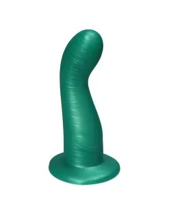 Ylva & Dite - Dildo Leda - Metallic Groen -Cock & Ball Toys Ylva Dite Dildo LEDA metallic groen 5