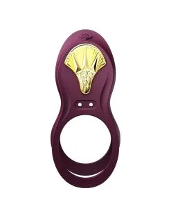 Zalo - Vibrerende Cockring & KoppelVibrator BAYEK Met Afstandsbediening - AMethyst Paars -Cock & Ball Toys ZALO Vibrerende Cockring koppelvibrator BAYEK met afstandsbediening amethyst paars 6