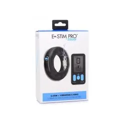 Zeus Electrosex Zeus - E-Stim Pro Siliconen Electrosex Vibrerende Cockring Met Afstandsbediening -Cock & Ball Toys Zeus E Stim Pro Siliconen Electrosex Vibrerende Cockring Met Afstandsbediening 5