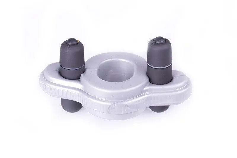 ZiZi - Cockring Turbo Met Bullet Vibrators - Zilver 4 ZiZi - Cockring Turbo Met Bullet Vibrators - Zilver - Afbeelding 2